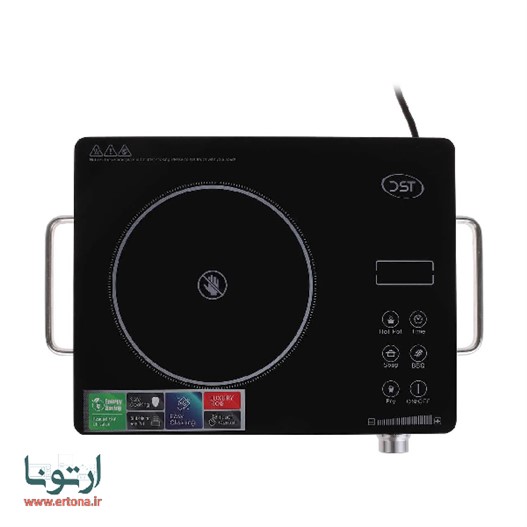 اجاق برقی تک شعله صفحه‌ای دی اس تی مدل T1-01 سیلور