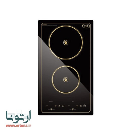 اجاق برقی دو شعله فن دار کلاسیک دی اس تی مدل T2V-02C