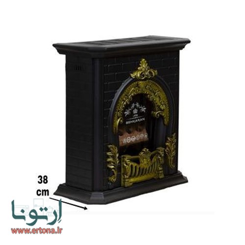 بخاری گازی بهکاران مدل پرنس 36000 مشکی
