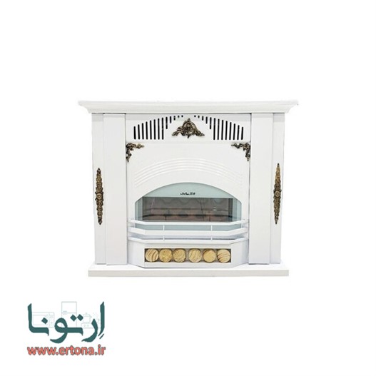 بخاری گازی شومینه دکوراتیو آزمایش مدل ونیز 28000 سفید