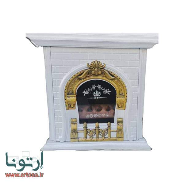بخاری گازی جنرال پرنس 27000 سفید طلایی