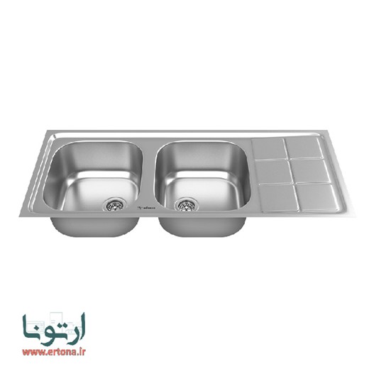 سینک استیل توکار داتیس مدل DB 145  لگن راست