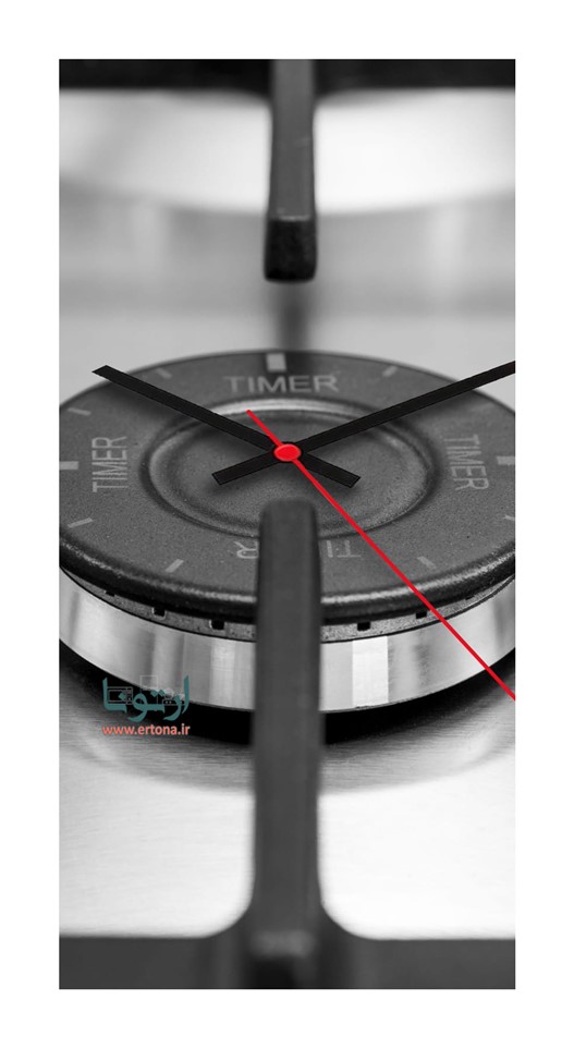 اجاق گاز 5 شعله فر دار اسنوا نما استیل آدرینا کلاسیک مدل SGC5-3101N