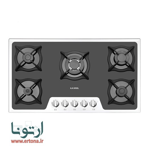 اجاق گاز رومیزی شیشه ای ایلیااستیل مدل G503 M