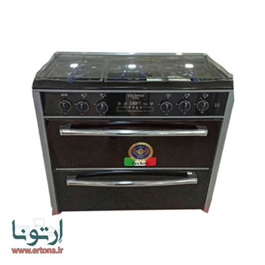 گاز مبله تکنو پروسا طرح فر تمام لعاب مدل ۲۳۷